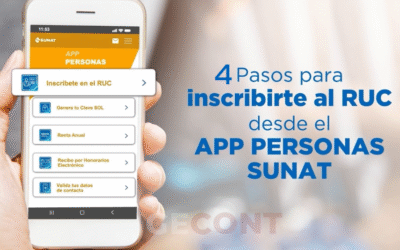 SACA TU RUC EN 4 PASOS CON GECONT